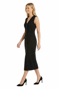 Aniya V-Neck Sleeveless Sheath Dress