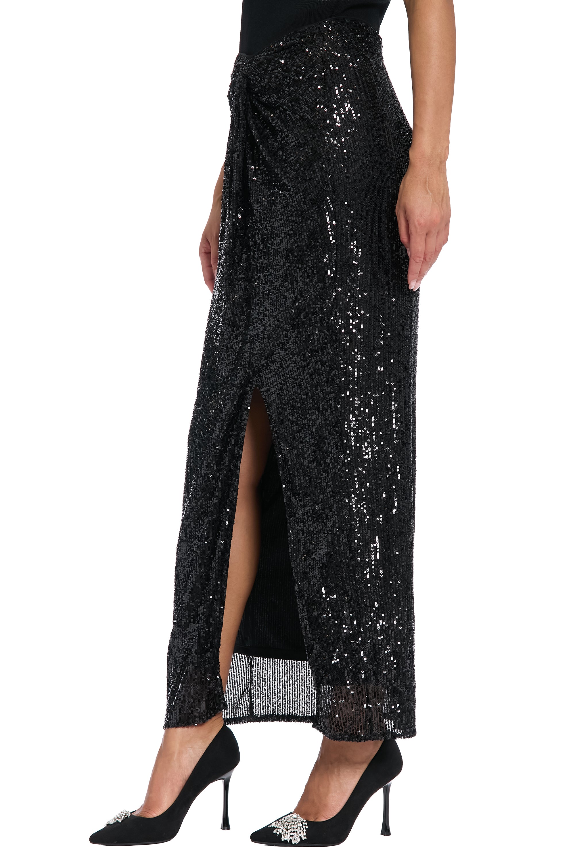 Willis Side Twist Maxi Skirt