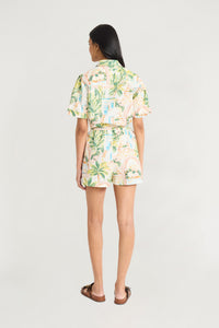 Drew Romper in Riviera Windows