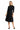 Seylor Twist Neck Fit-and-Flare Dress