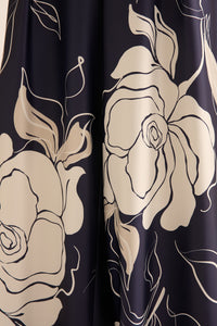 Astor Pleated Wide Leg Pant in Floral Eclipse