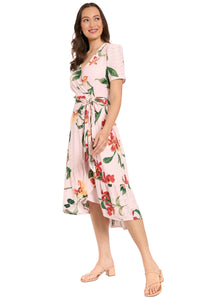 Danixa Ruffle Wrap Eyelet Scroll in Wild Orchid