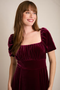 Kristin Short Sleeve in Velvet