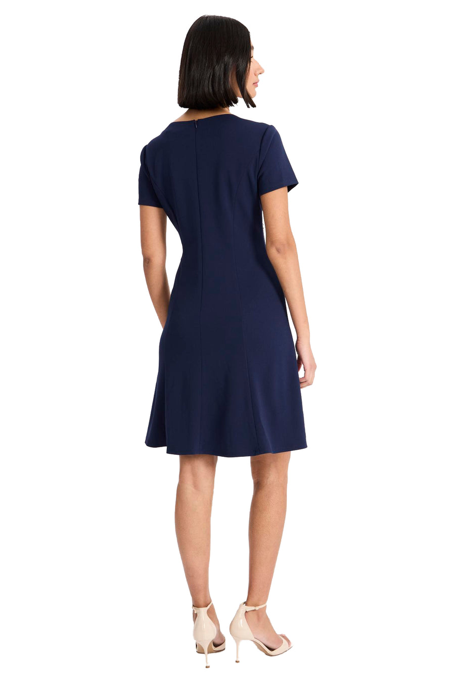 Elisa Short Sleeve Garment Detail Mini