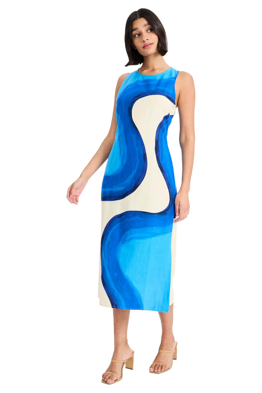 keyhole linen dress Linen Keyhole Dress