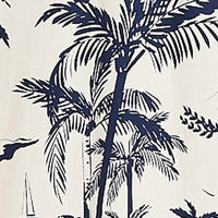 Dulcie Cotton Shirtdress in Riviera Border