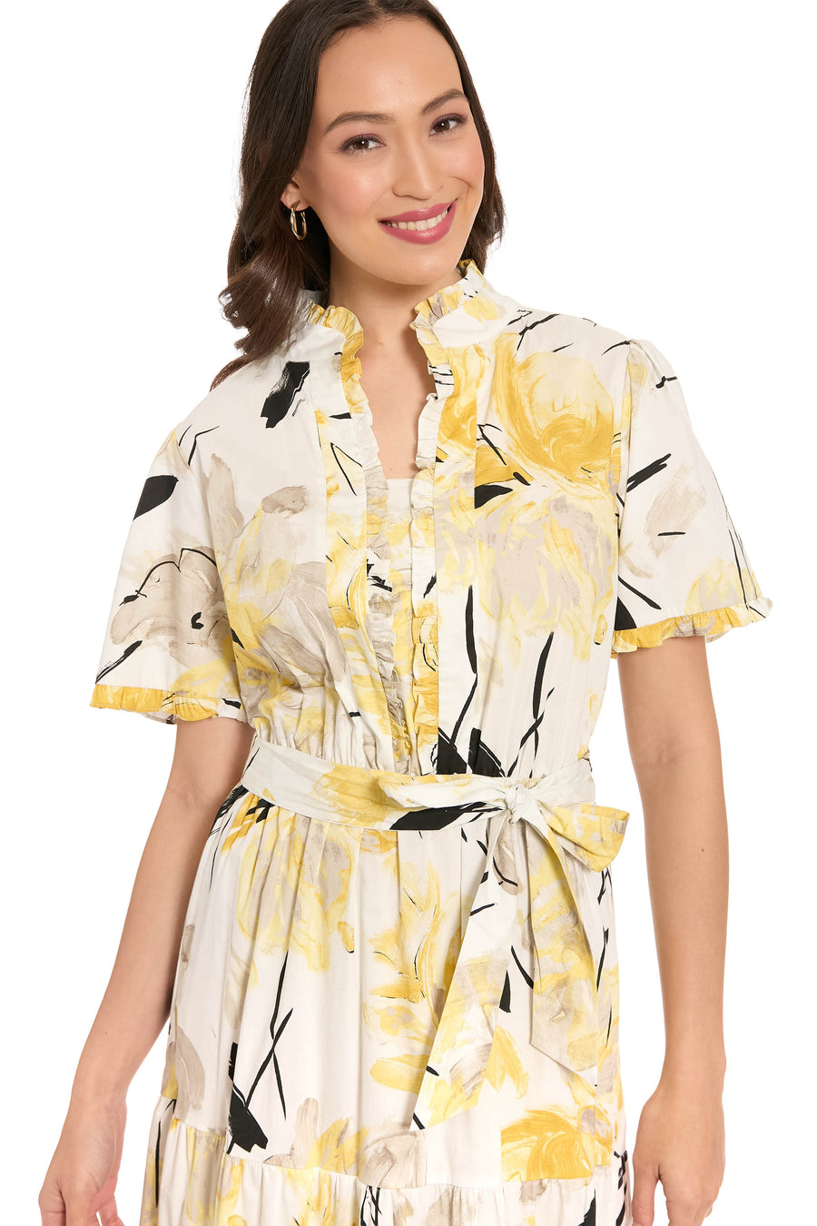 maggy london short sleeve belted dress Maggy London Short Sleeve Belted Dress