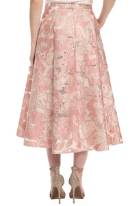 Gramercy Skirt in Floral Organza Jacquard