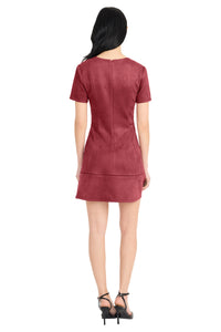 Lori V-Neck Short Sleeve Mini - FINAL SALE