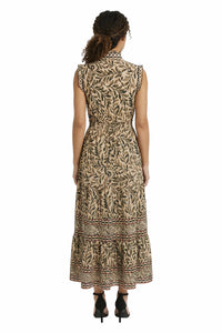 Consuela Sleeveless Maxi in Dancing Springs