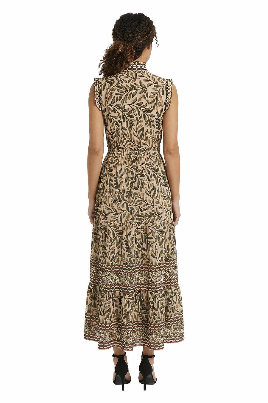 Consuela Sleeveless Maxi in Dancing Springs