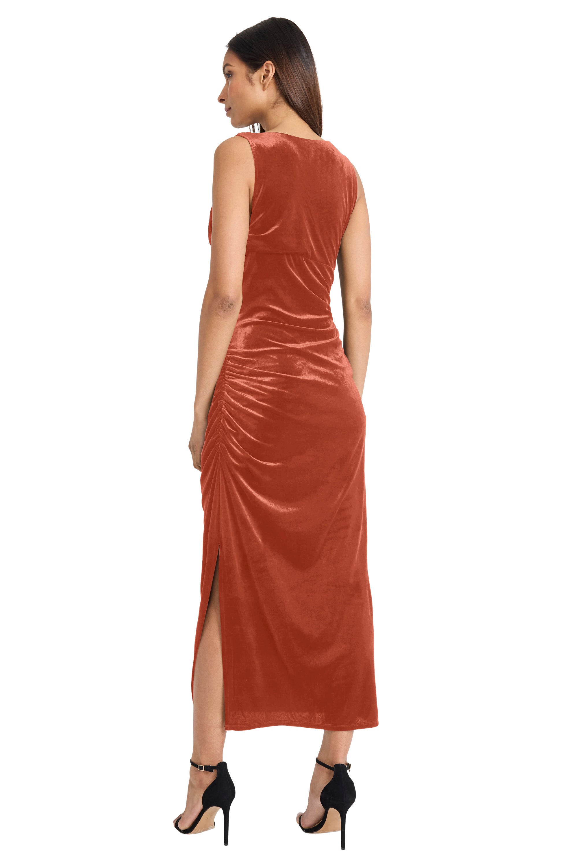 Shondra Midi Velvet Dress