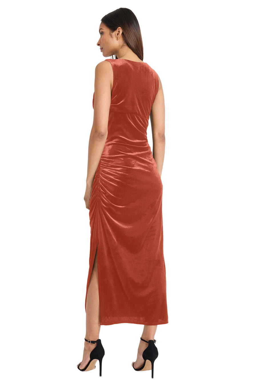 Shondra Midi Velvet Dress Sheath Sleeveless Maxi | Donna Morgan Maggy London Shondra Midi Velvet Dress Sheath Sleeveless Maxi | Donna Morgan Maggy London
