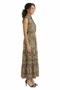 Consuela Sleeveless Maxi in Dancing Springs