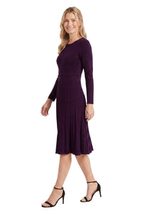 Sybil Pleated Sweater Dress