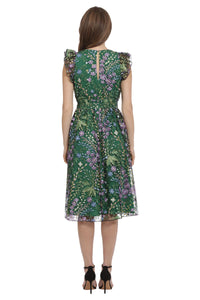 Giselda Embroidered Midi