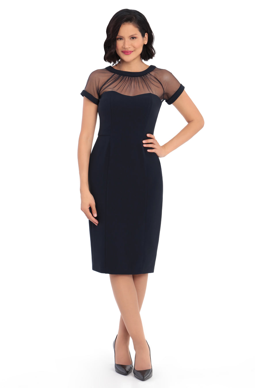 maggy london black dresses Amazon.com: Maggy London Women's Dresses Women's Elegant Long Sleeve Square Neck Midi Sheath Dress with Sparkling Trim