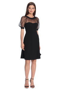 Lyra Illusion Fit & Flare in Black
