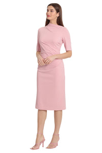 Erin Below the Knee Half Sleeve Dress